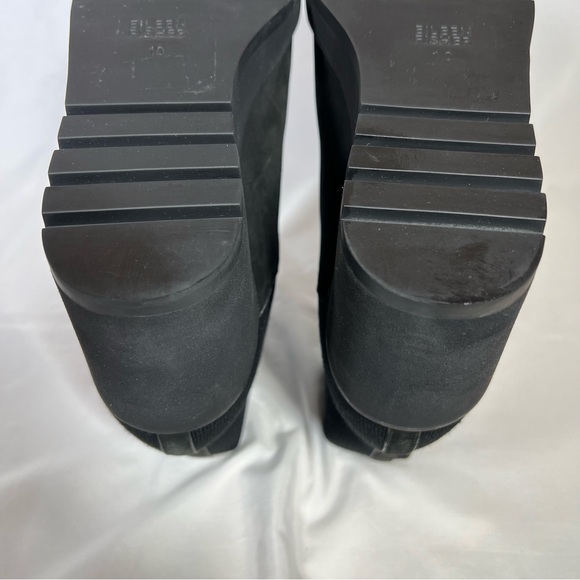 Eileen Fisher Adele Wedge Nubuck Leather Booties Ankle Boots Slip On Size 10 EUC - Picture 13 of 13